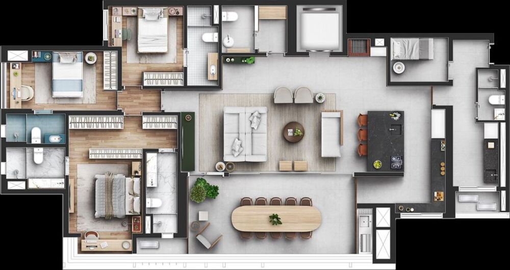 Apartamento, 4 quartos, 210 m² - Foto 6