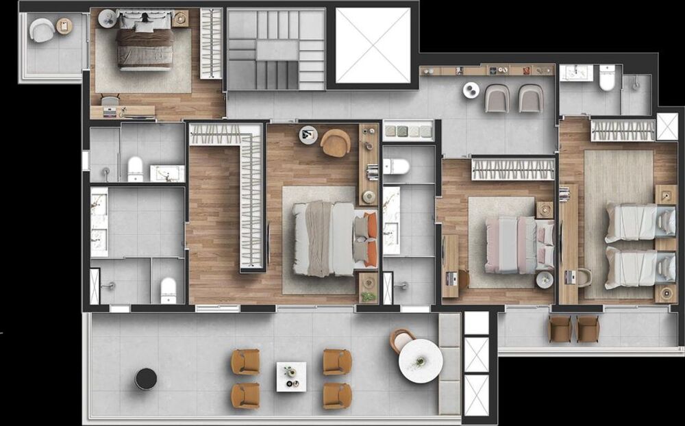 Apartamento, 4 quartos, 210 m² - Foto 9