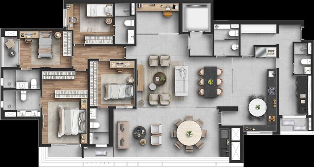 Apartamento, 4 quartos, 210 m² - Foto 7