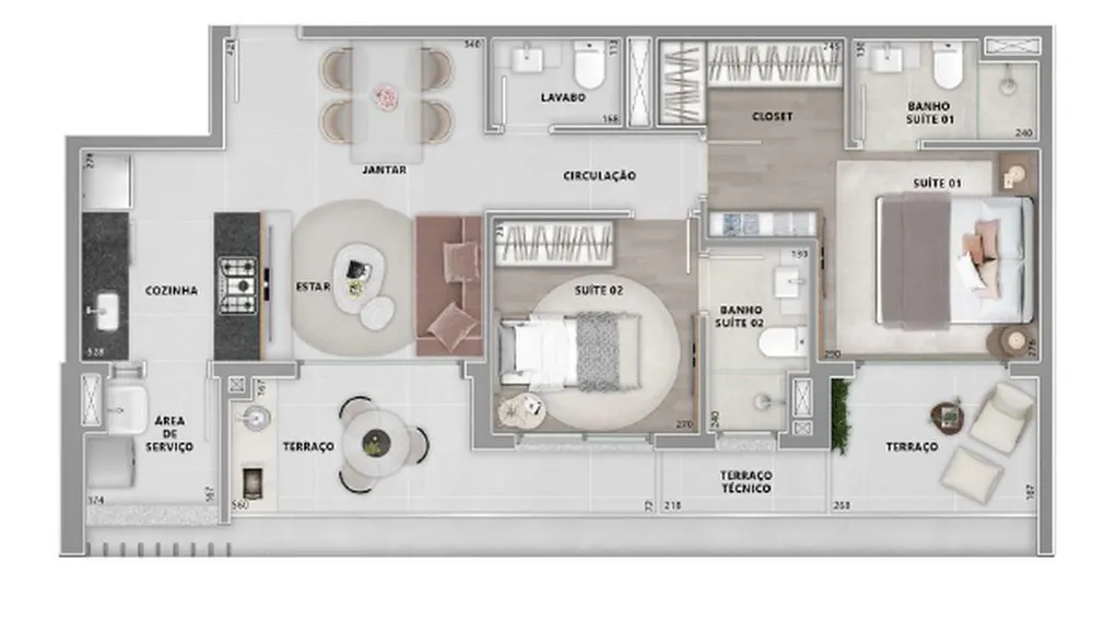Apartamento, 3 quartos, 105 m² - Foto 7