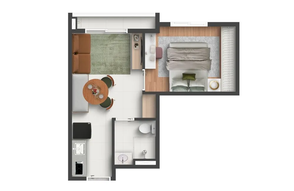 Apartamento, 2 quartos, 36 m² - Foto 9