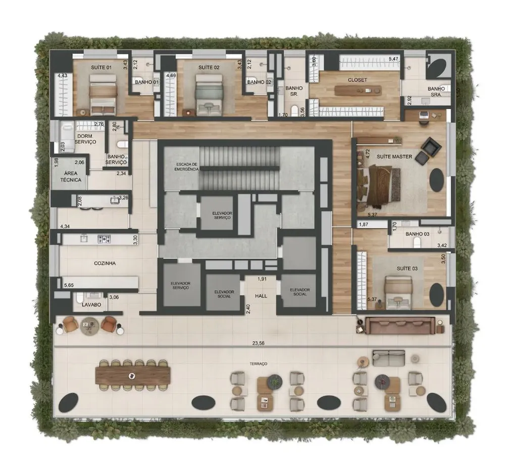 Apartamento, 4 quartos, 1560 m² - Foto 4