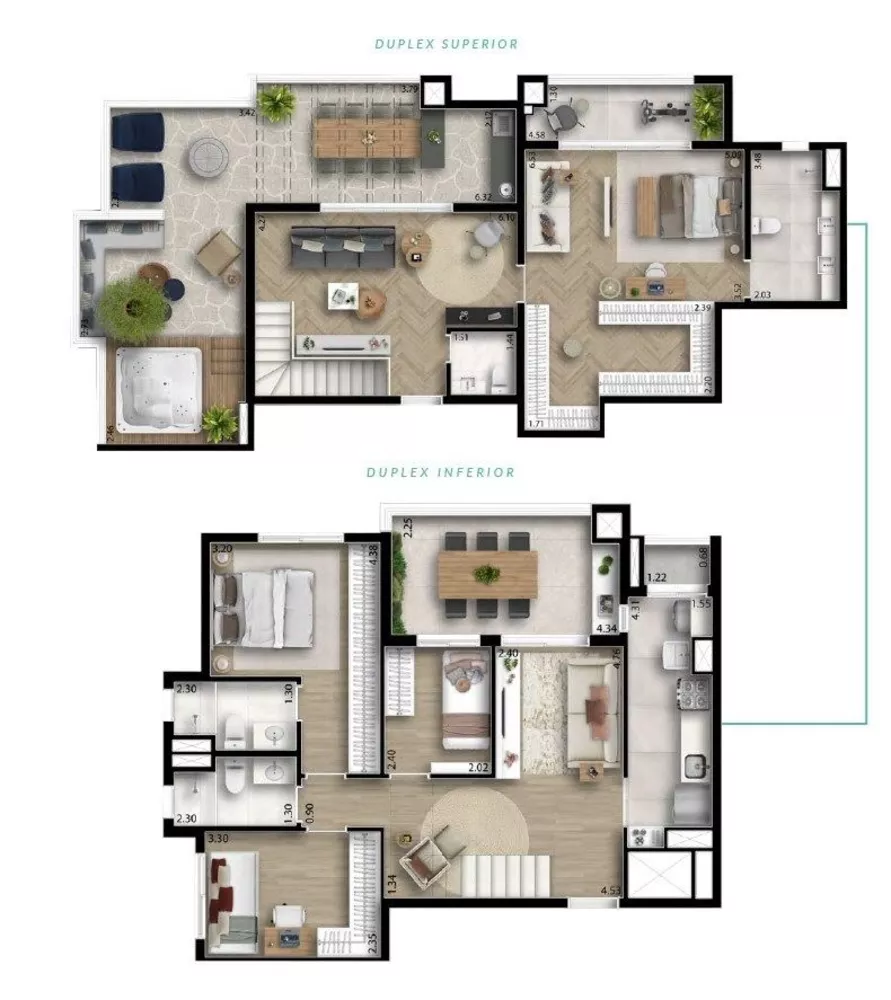 Cobertura, 3 quartos, 156 m² - Foto 1