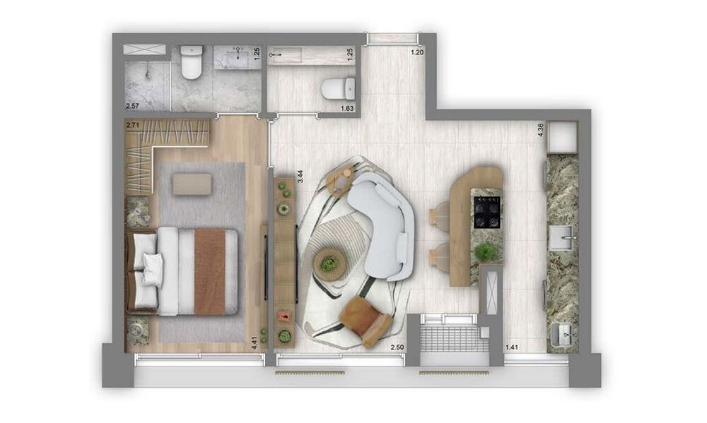 Apartamento, 2 quartos, 80 m² - Foto 3