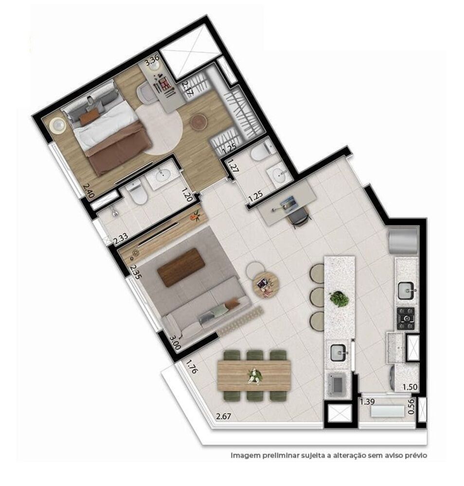 Apartamento à venda com 3 quartos, 67m² - Foto 8