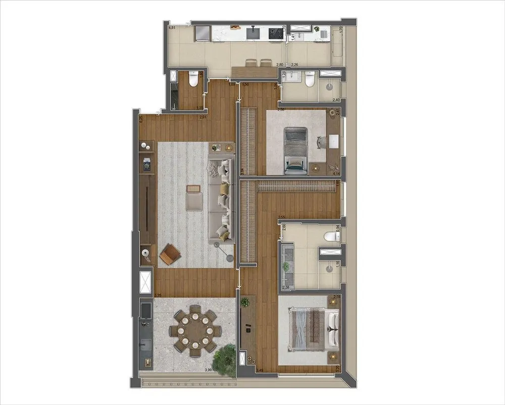 Cobertura, 4 quartos, 260 m² - Foto 11