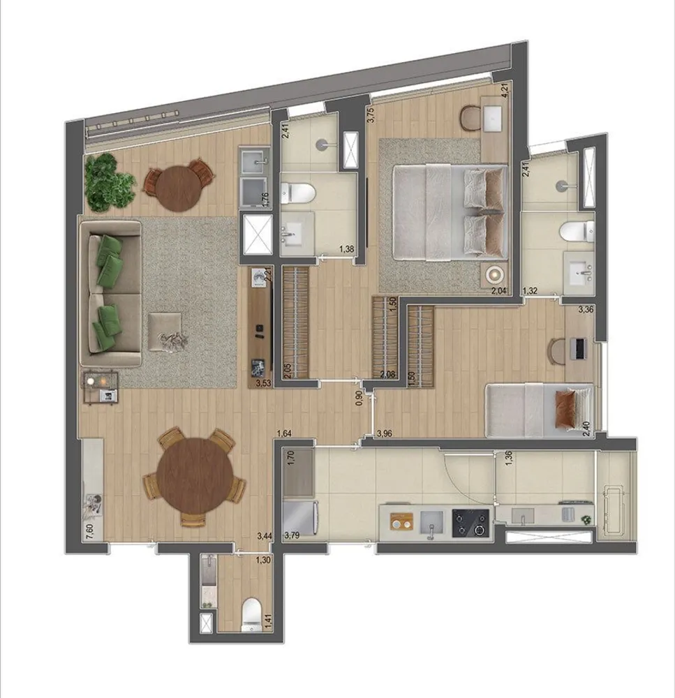 Cobertura, 4 quartos, 260 m² - Foto 10