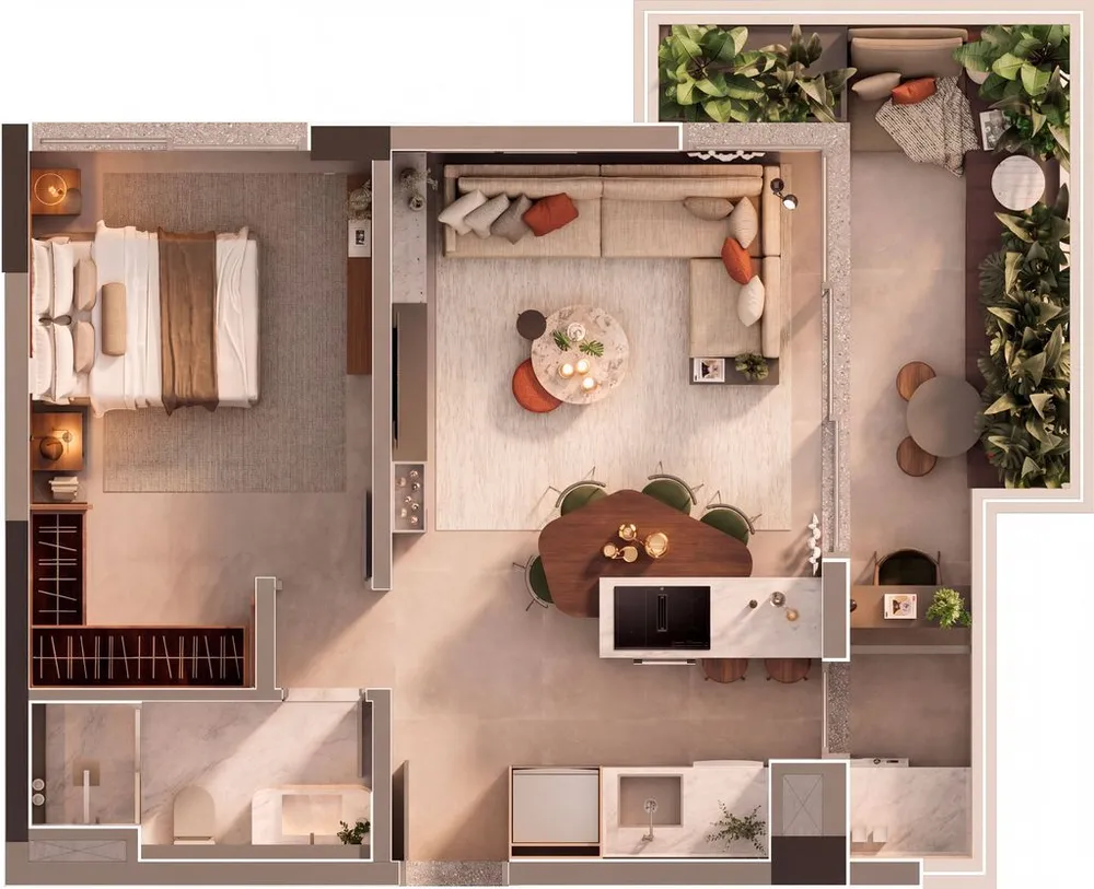 Apartamento, 3 quartos, 58 m² - Foto 9