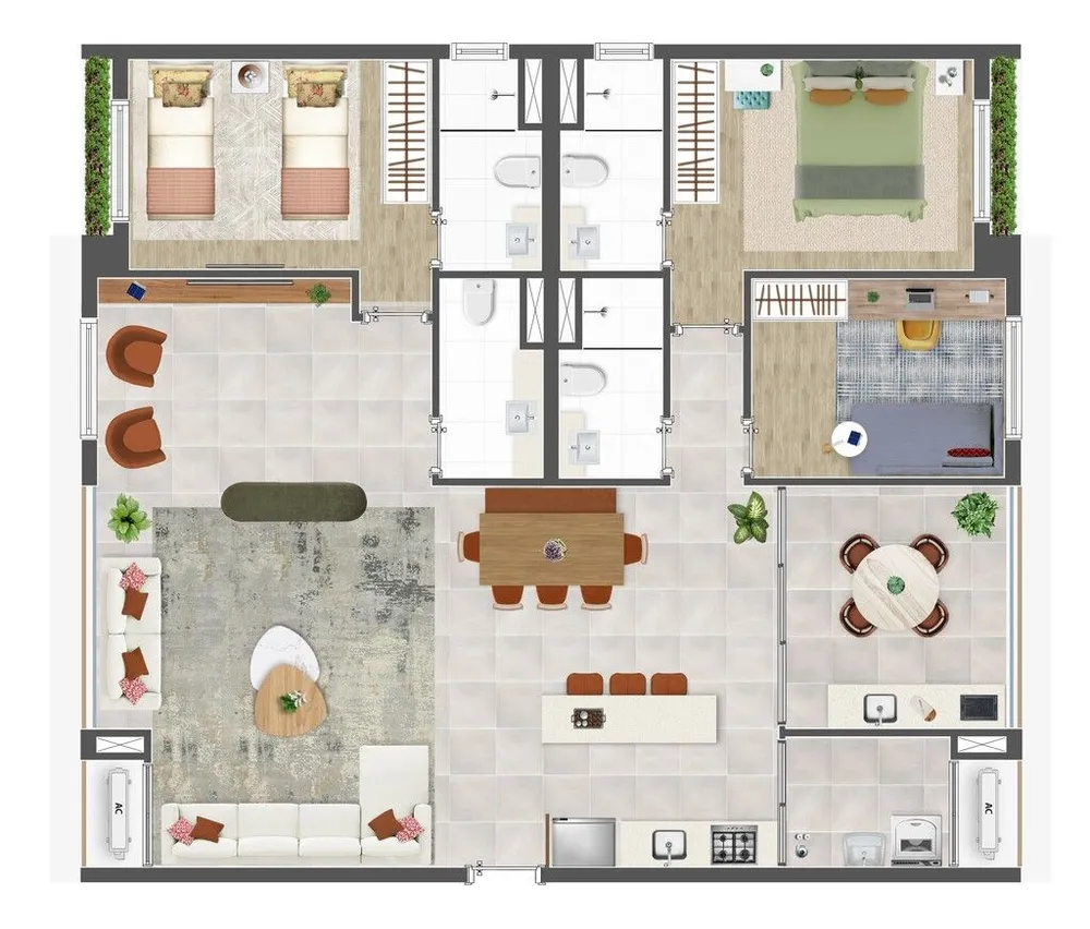 Apartamento, 2 quartos, 62 m² - Foto 24