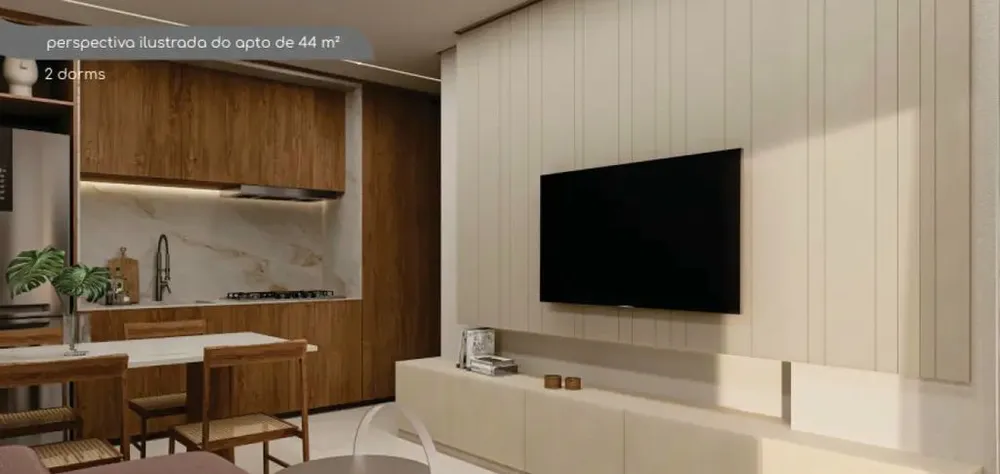 Apartamento, 2 quartos, 43 m² - Foto 2