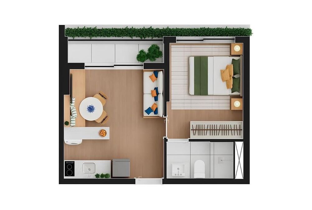 Apartamento, 1 quarto, 26 m² - Foto 5