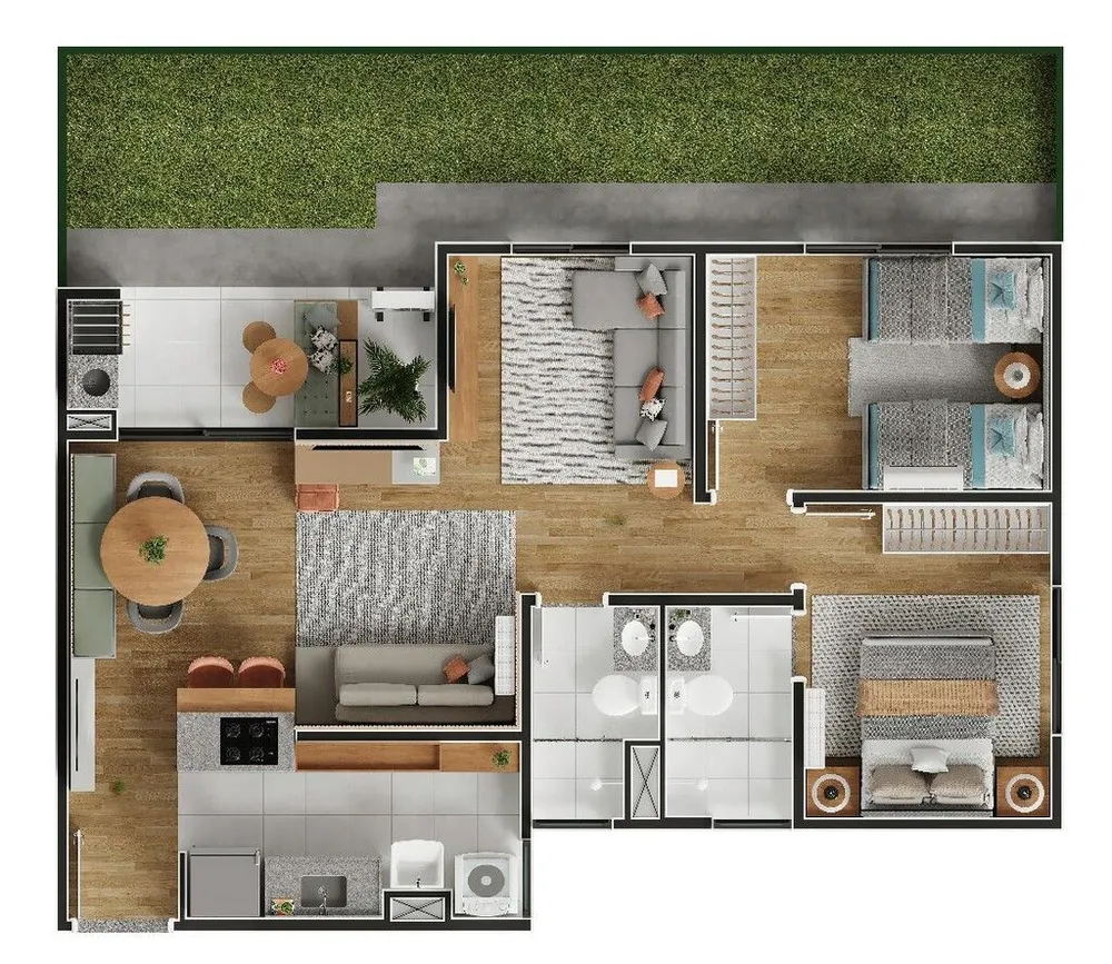Apartamento, 3 quartos, 64 m² - Foto 12
