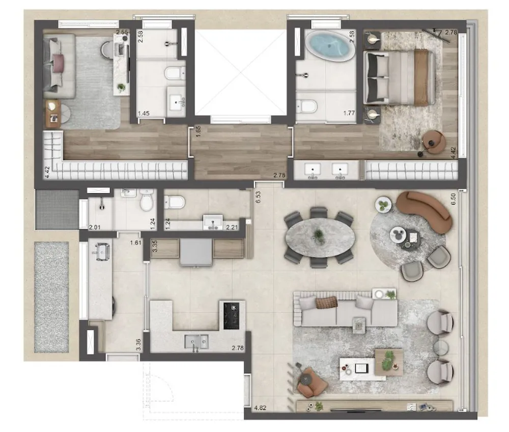 Apartamento, 2 quartos, 213 m² - Foto 13