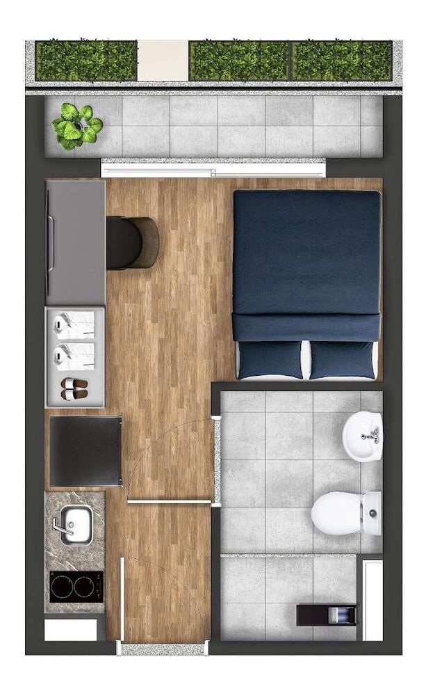 Kitnet-Studio, 20 m² - Foto 8