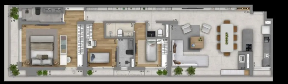 Cobertura, 3 quartos, 187 m² - Foto 26