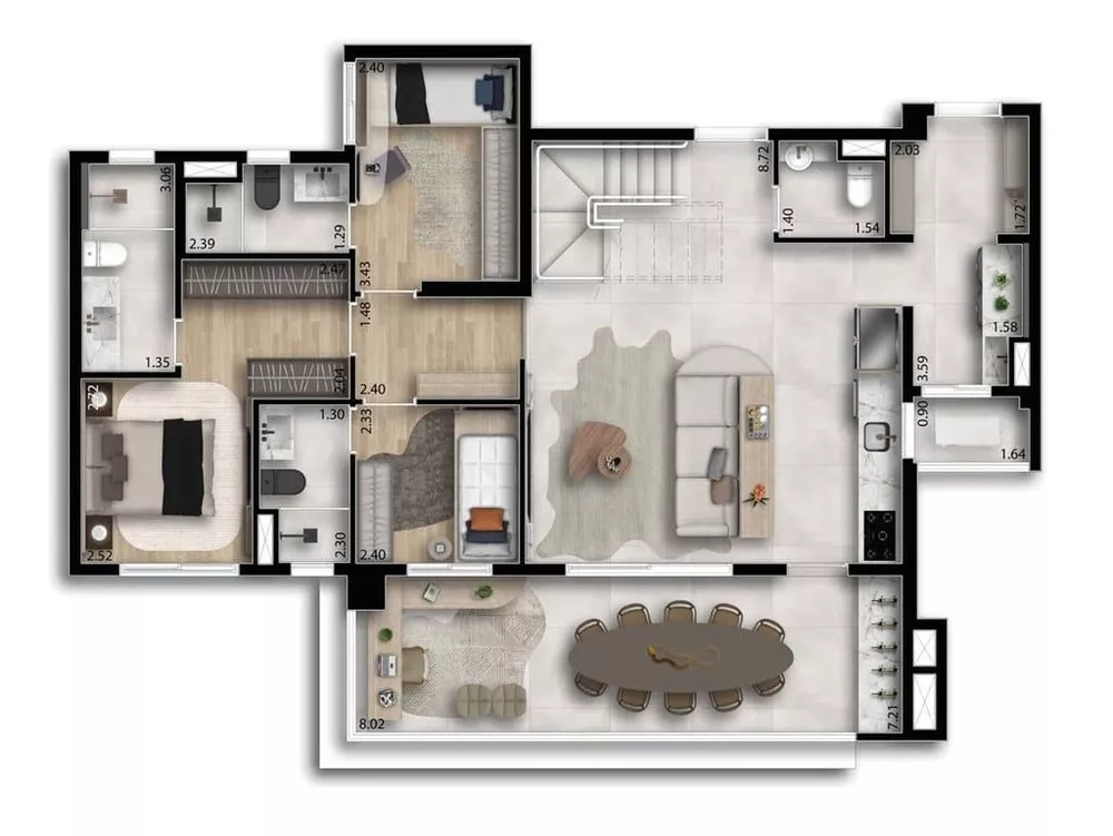 Apartamento, 3 quartos, 117 m² - Foto 31