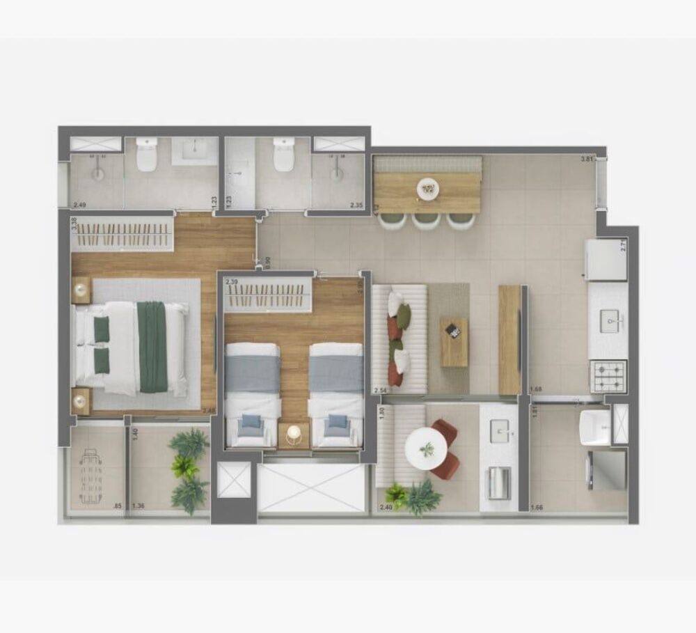 Apartamento, 1 quarto, 38 m² - Foto 22