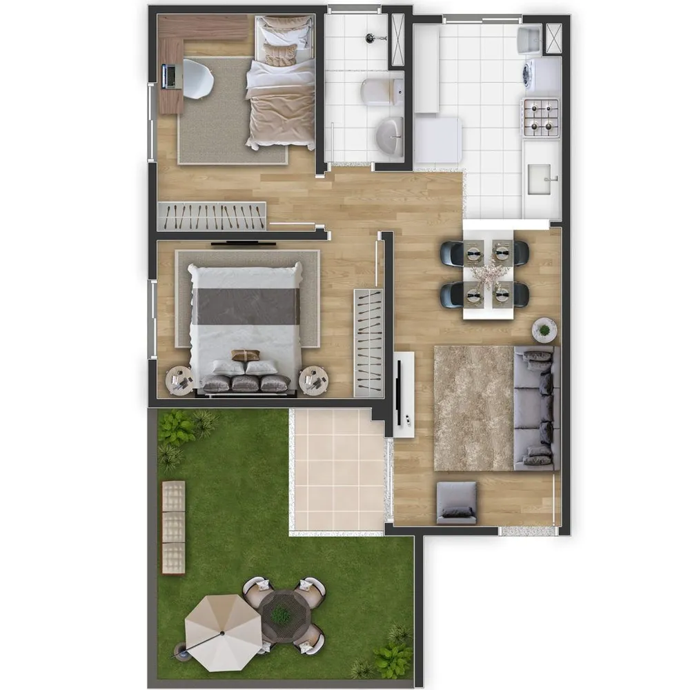 Apartamento, 2 quartos, 67 m² - Foto 8