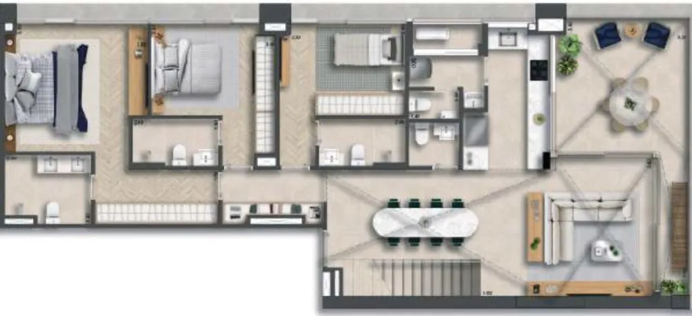 Apartamento, 3 quartos, 134 m² - Foto 11