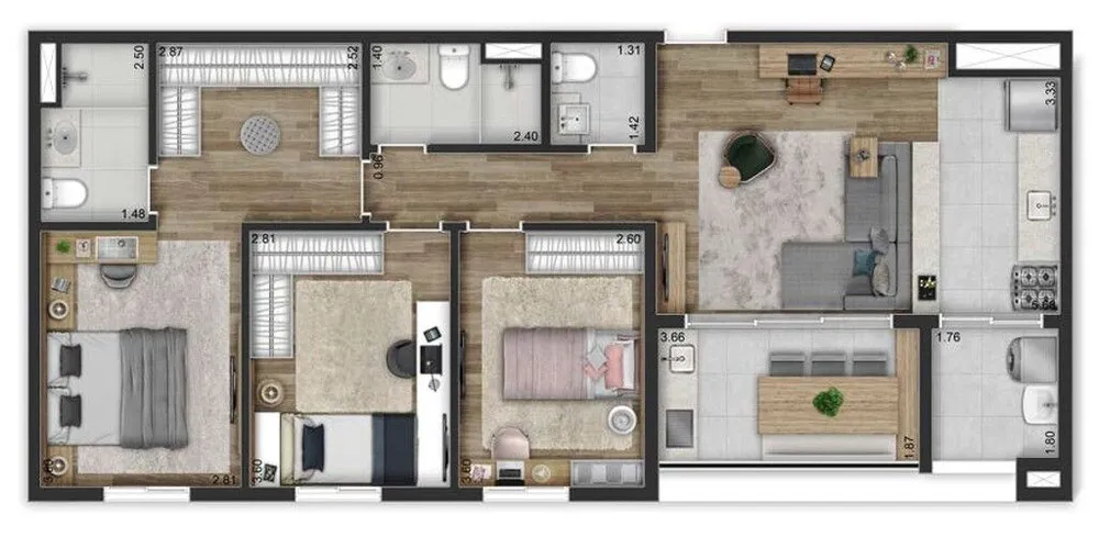 Apartamento, 3 quartos, 150 m² - Foto 37