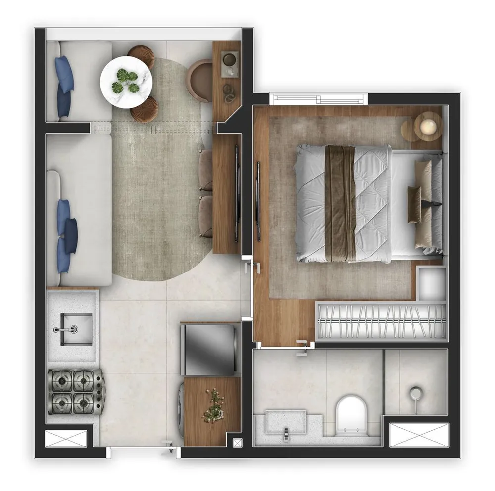 Apartamento, 2 quartos, 34 m² - Foto 11