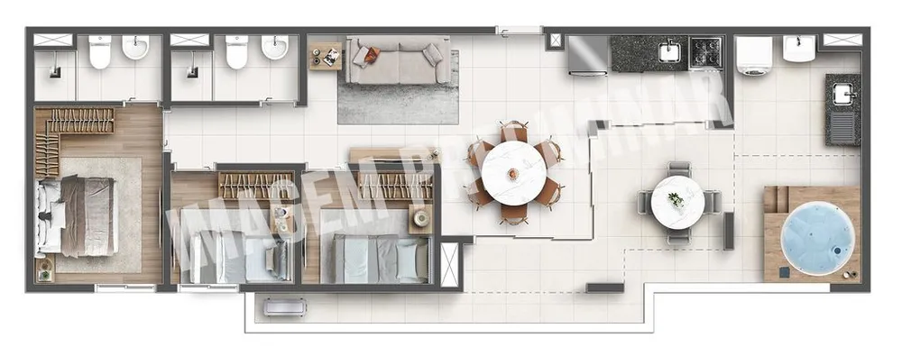 Cobertura, 3 quartos, 108 m² - Foto 8