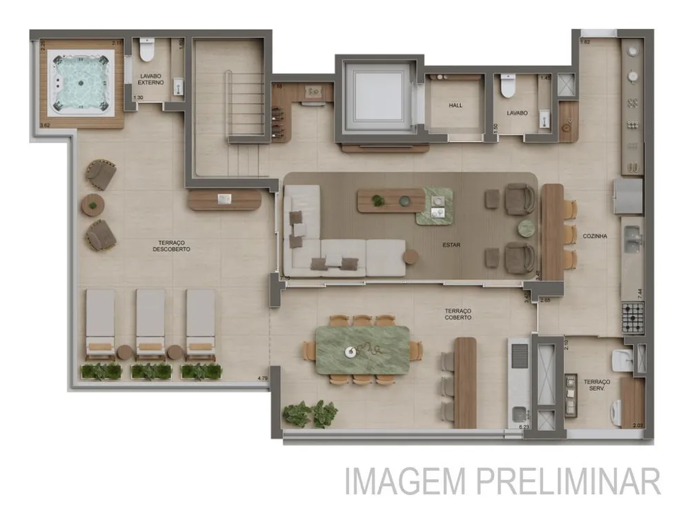 Apartamento, 3 quartos, 106 m² - Foto 1