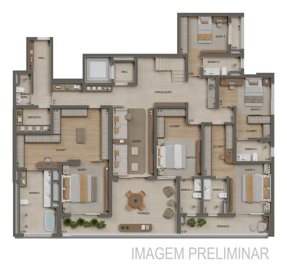 Apartamento, 3 quartos, 106 m² - Foto 4
