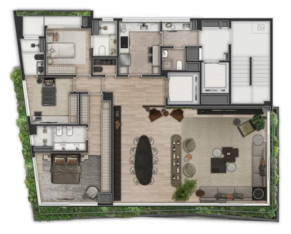 Cobertura, 3 quartos, 390 m² - Foto 8
