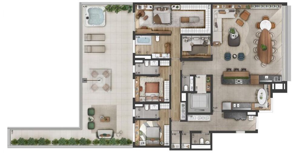 Apartamento, 3 quartos, 240 m² - Foto 25