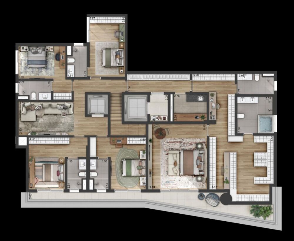 Apartamento, 3 quartos, 240 m² - Foto 21