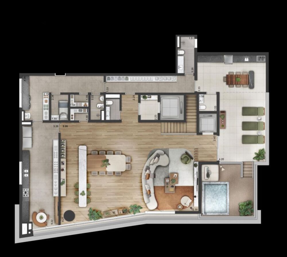 Apartamento, 3 quartos, 240 m² - Foto 26