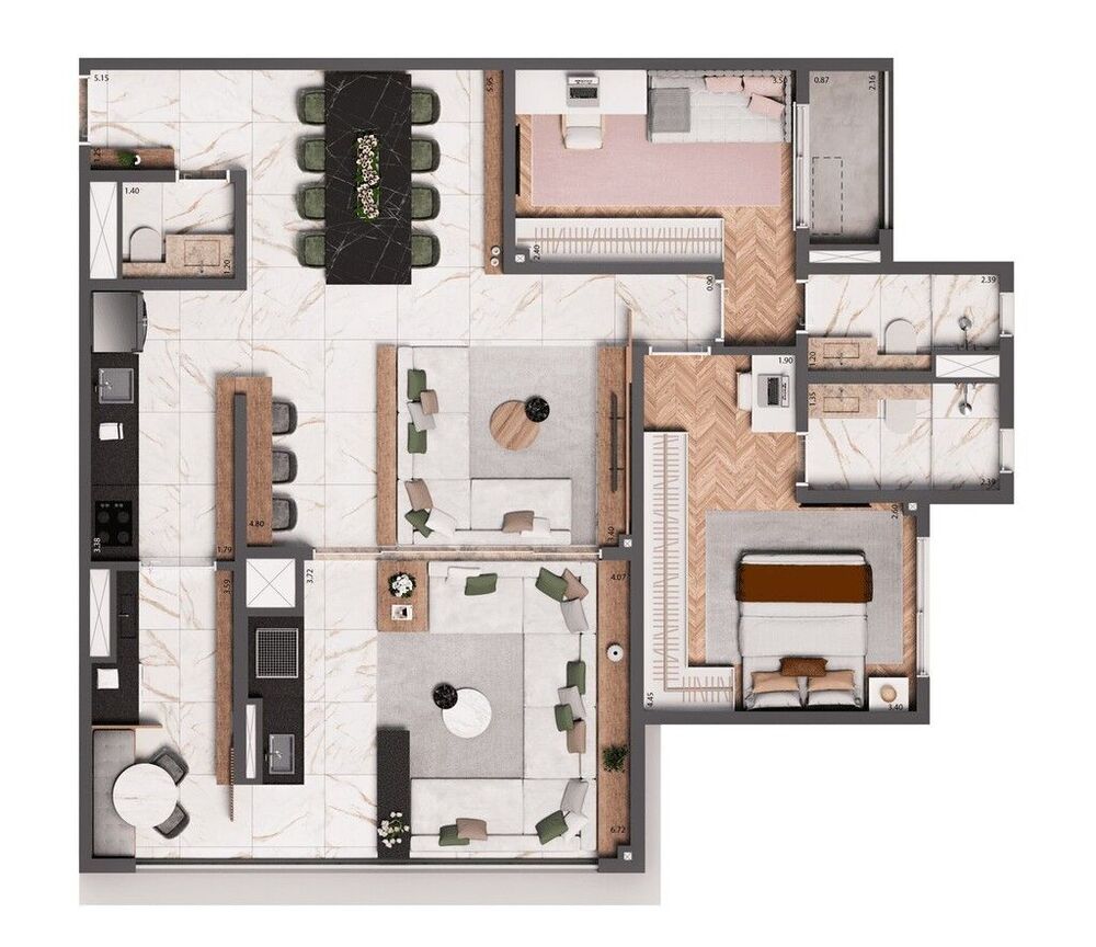 Apartamento, 3 quartos, 123 m² - Foto 4