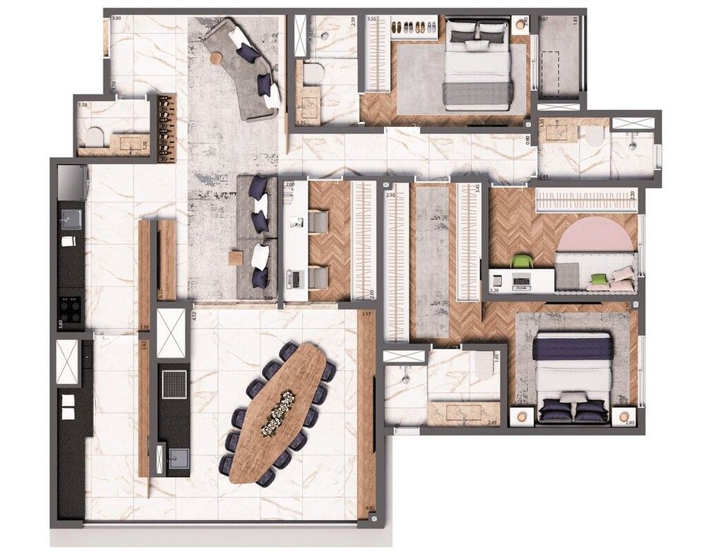 Apartamento, 3 quartos, 123 m² - Foto 5