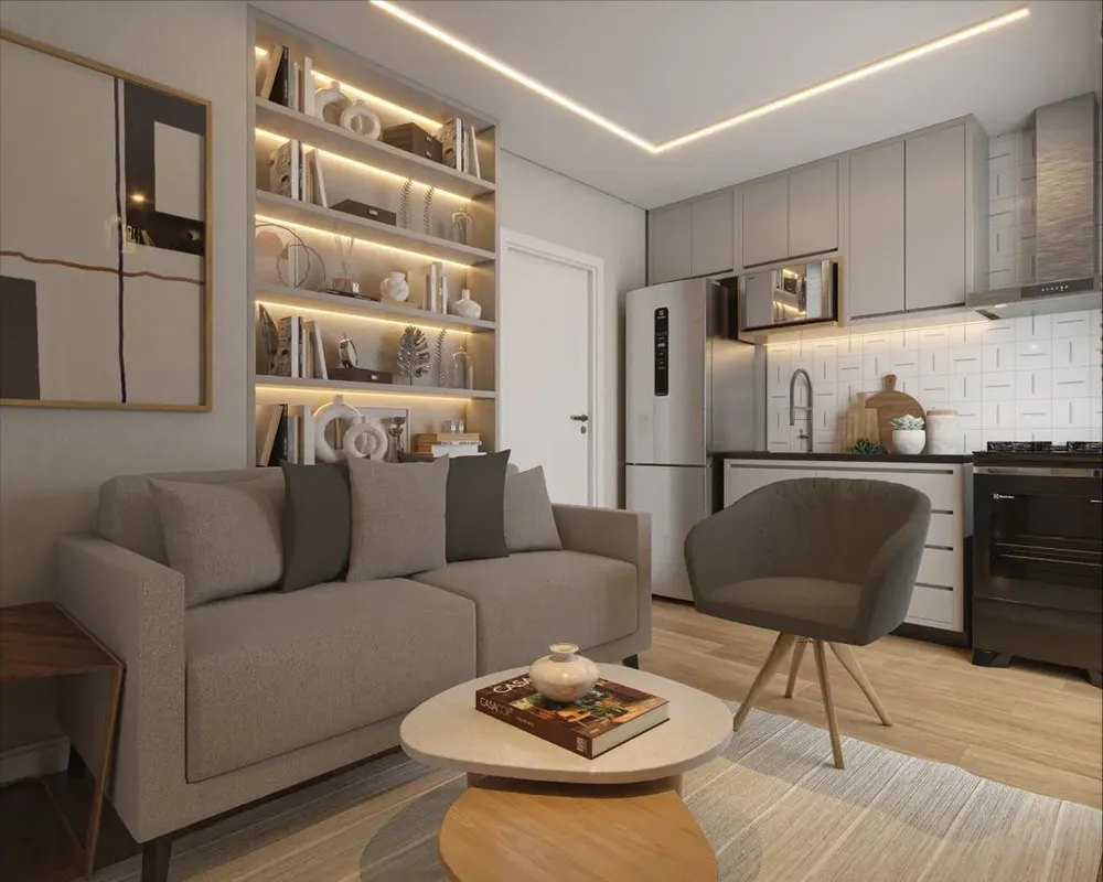Apartamento, 1 quarto, 28 m² - Foto 1