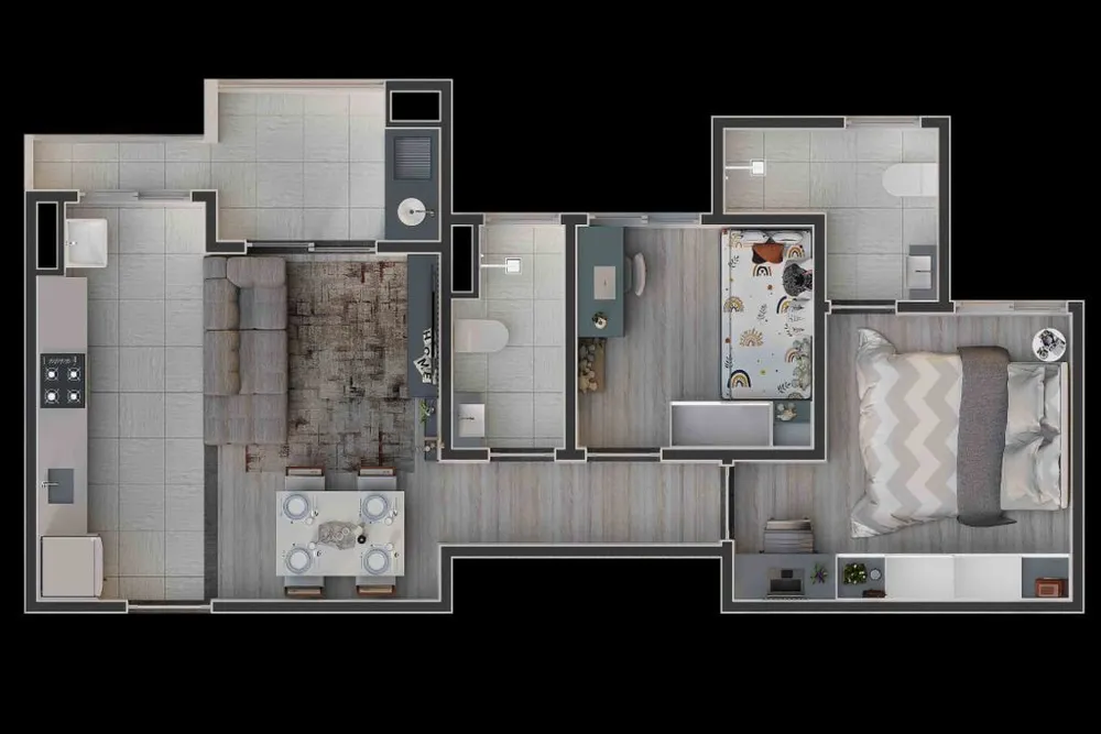 Apartamento, 3 quartos, 62 m² - Foto 23