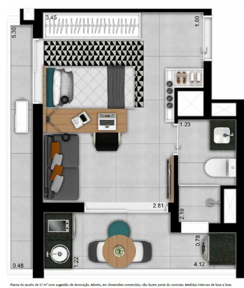 Kitnet-Studio, 17 m² - Foto 31