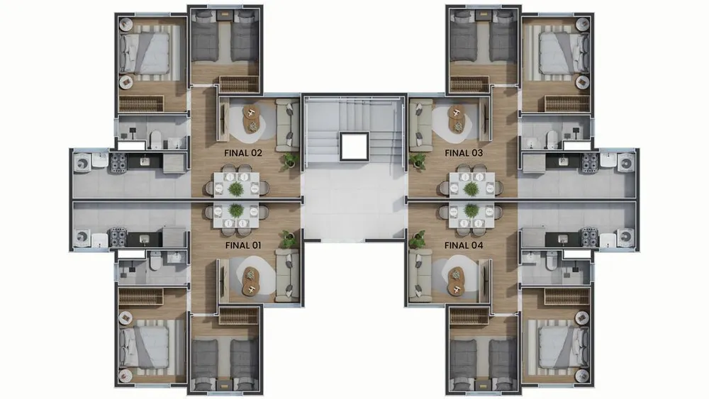Apartamento, 2 quartos, 43 m² - Foto 9
