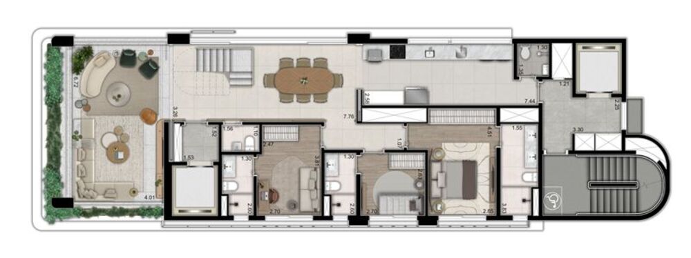 Apartamento, 3 quartos, 272 m² - Foto 5