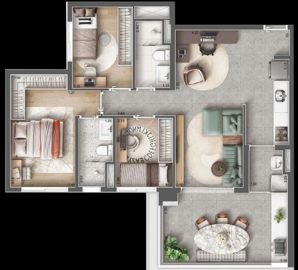 Apartamento, 3 quartos, 78 m² - Foto 6