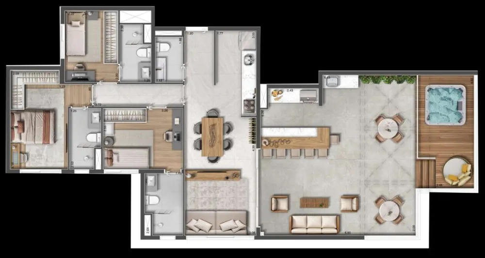 Apartamento, 3 quartos, 78 m² - Foto 1