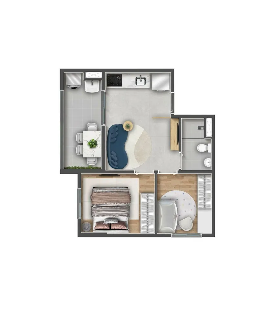 Apartamento, 2 quartos, 48 m² - Foto 7