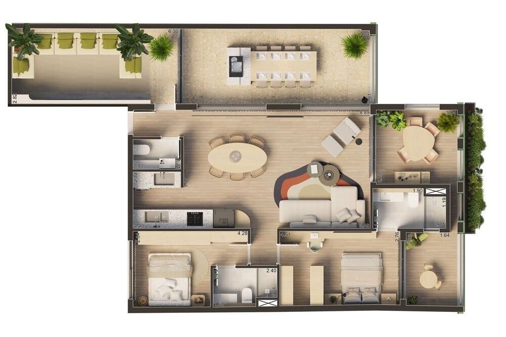 Apartamento, 2 quartos, 112 m² - Foto 6