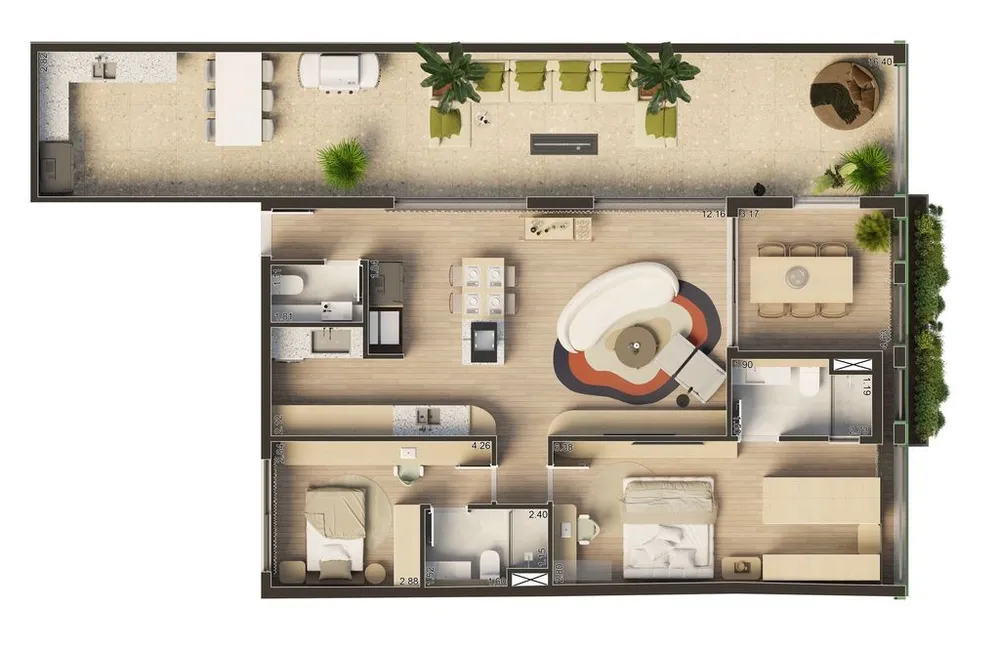 Apartamento, 2 quartos, 112 m² - Foto 14