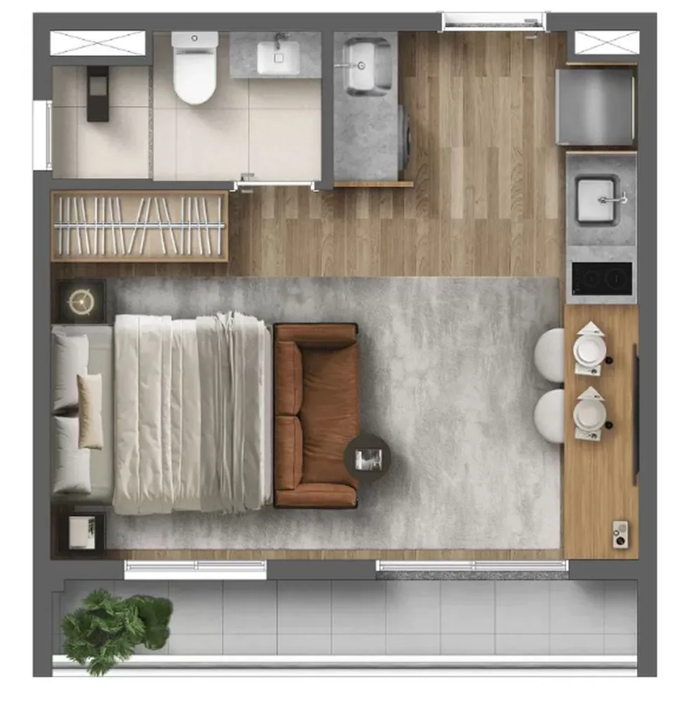 Apartamento, 2 quartos, 60 m² - Foto 8