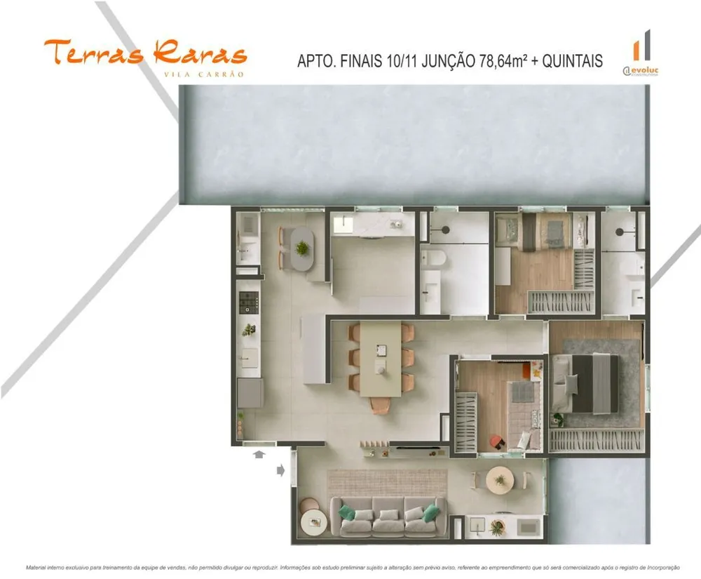 Apartamento, 2 quartos, 45 m² - Foto 6
