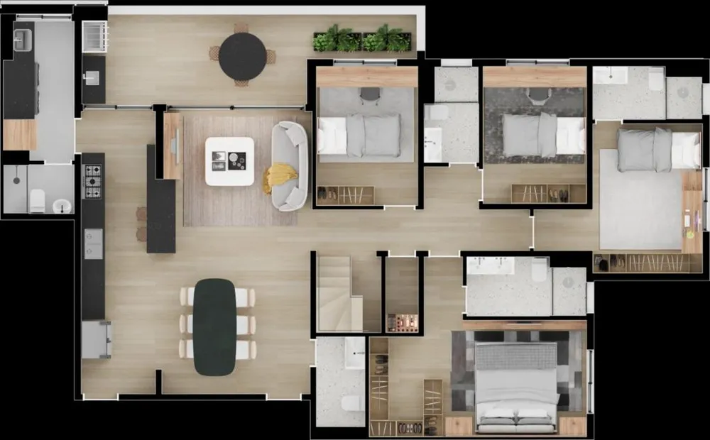 Apartamento, 3 quartos, 125 m² - Foto 6