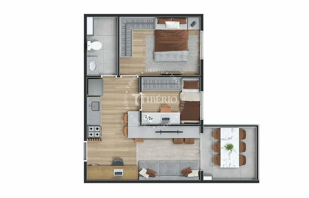 Apartamento, 2 quartos, 41 m² - Foto 8