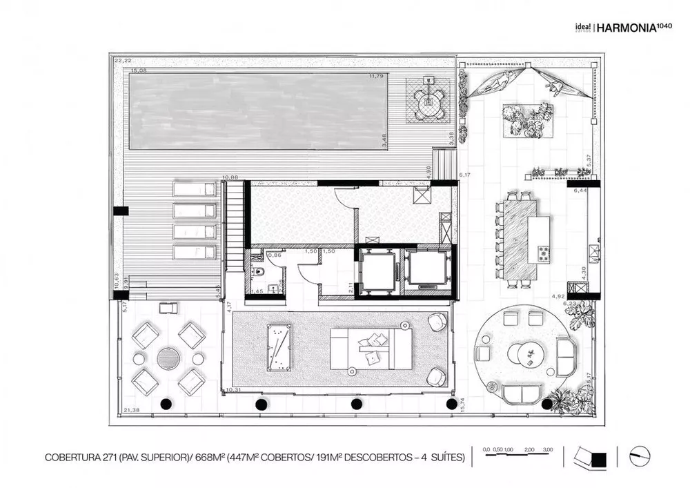 Apartamento à venda com 4 quartos, 333m² - Foto 3