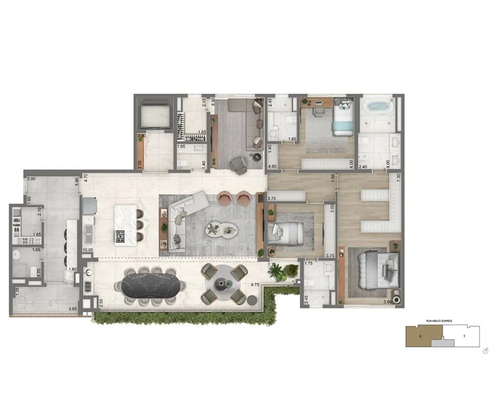 Apartamento, 4 quartos, 232 m² - Foto 8